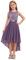 Freebily Robe de Cérémonie pour Enfant Fille Robe Cocktail Bal Danseuse Ado Costume Danse Salon Contemporaine Ballerine Tutu Ballet Latine Salsa Violet Clair 7-8 Ans