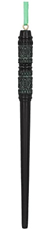 Nemesis Now Harry Potter Snape's Wand Hanging Festive Decorative Ornament, Harz, Schwarz, 1.25 picometer