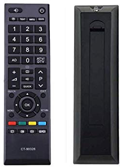 Ersatz Fernbedienung Toshiba CT-90326 Kompatibel mit Toshiba Fernbedienung universal für CT-90326