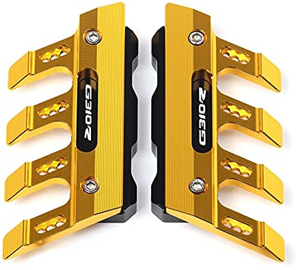 Motorradzubehör Für BMW G310R G310r Motorrad CNC Aluminium Kotflügel Seitenschutzblock Vorne Bremsscheibe Bremssattel Schutzabdeckung (Farbe : Gold)