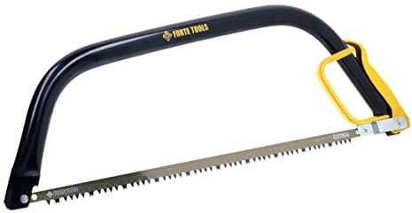 FORTE Tools Bügelsäge FT30 mit feststehendem Blatt für frisches, feuchtes Holz, Länge: 53 cm, schwarz, Premium Säge aus hochwertigem Stahl (000040031213)