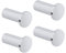 SAYAYO 4PCS Coat Hooks Wall Mounted SUS304 Stainless Steel Door Hooks for Hanging Towels Wall Hook for Bathroom Heavy Duty Polished Chromed, EGOY001Y-C-4P