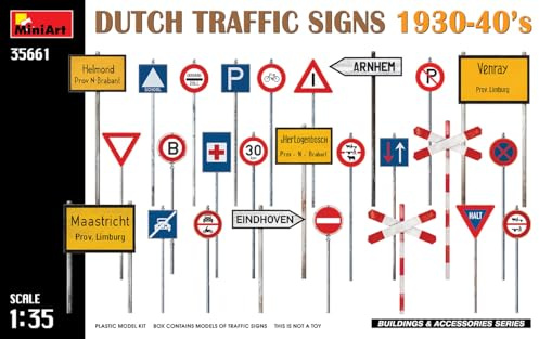 MiniArt MIN35661 1:35-Dutch Signs 1930-1940's Scale Model Kit