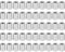 50 STÜCKE Innengewinde Kupplungsmutter Set M5 X 0,8 8 L10mm Innengewinde Verbindungsmuttern