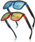 Two Horizons Sonnenbrille Herren Polarisiert | 2er Set Polarisierte Sonnenbrille | 100% UV-Schutz | Retro-Design | Ideal für Outdoor-Aktivitäten | Mit Etui und Mikrofaser-Beutel | Sonnenbrille Damen