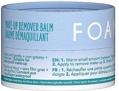 Foamie Make-up-Entferner für Gesicht und Augen – öliger Make-up-Entferner für Gesicht und Augen, die mit Wasser entfernt werden – wasserfester Augen-Make-up-Entferner für alle Hauttypen, 50 g