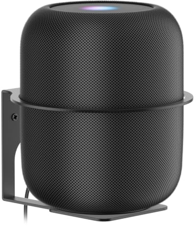 Dinghosen Heavy Duty Speaker Mount for Homepod 1 and Homepod 2 Wall Mount Bracket for Homepod Wall Mount - Metal Speaker Wall Mount for Homepod Wall Speaker Mounts Easy to Install, Black