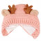 SOIMISS Hut 1 Stück Weihnachtsgeweihmütze Baby-Wintermütze Rentier-Strickmütze Weihnachts-Hirschmütze Rosa Schöne Babymütze Weihnachtsstrickmütze Für Babygarn Baby Strickmütze