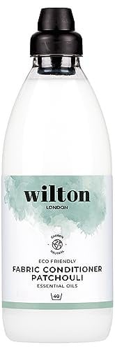 Wilton London Eco-Friendly Fabric Conditioner 42 Washes - Plant-based and Biodegradable Fabric Softner - Packed with Essential Oils - Made in UK - Fresh and Longlasting Patchouli Scent - 1 Litre
