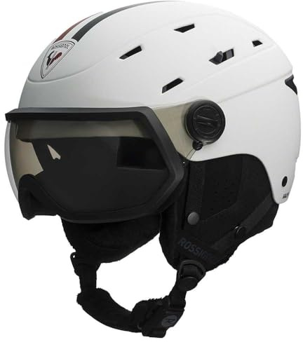 Rossignol - Ski-/Schneehelm Allspeed Visor Impcts Photochrom Weiß Herren – Weiß
