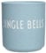 Design Letters Lieblingsbecher JINGLEBELLS | Weihnachtstassen Ideal für Weihnachtsdeko, Weihnachtsgeschenke für Frauen & Männer, Tischdeko Weihnachten | Porzellan Weihnachtstasse | Kaffeetassen 250 Ml