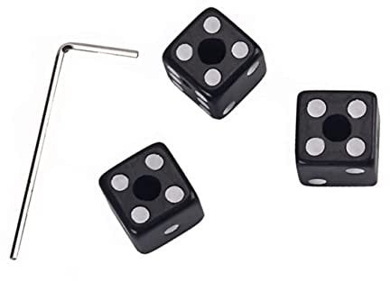 ibasenice Schwarze Würfelförmige Gitarren Potiknöpfe Punkt-schraubenloch Reglerknöpfe Ersatz Gitarre Und Bass Langlebiges Gitarrenzubehör