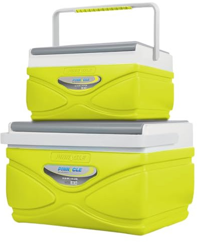 Pinnacle 4,5-11 Liter Isolierte Kühlbox Lunchbox-Set, tragbarer Camping-/Picknick-Kühler, Kühlbox hält 48 Stunden kühl, mit Eisspeicherung, robuster Kühler für Strand, Grill, Heckklappe, klein –