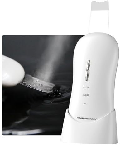 Ultraschallpeelinggerät TOUCHBeauty Mitesserentferner - Kabelloses Gesichts-Peelinggerät mit 3 Modi & stufenloser Geschwindigkeitsregelung für tiefe Porenreinigung & Peeling, Typ-C-Ladung AG-1887A