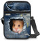 KUIFORTI Umhängetasche für Damen und Mädchen, niedliche Schultertasche, Handtasche, Reißverschluss, kleine Kuriertasche, Funny Denim Hamster, Einheitsgröße