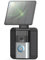 Doorbell Solar Charger Compatible for Video Doorbell 3/3 Plus/4/Battery Doorbell Plus/Battery Doorbell Pro (U-Shaped Port), QIBOX 2.9W Adjustable Efficient Solar Panel Mount for Doorbell Camera