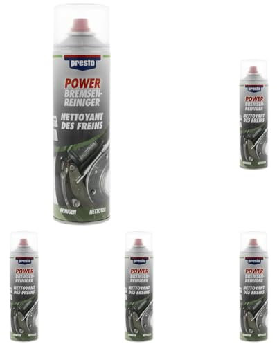 presto 315541 POWER Bremsenreiniger 500 ml (Packung mit 5)