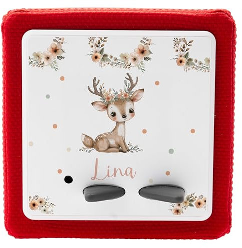 KIDSMOOD - Schutzfolie für Toniebox, personalisiert mit Namen, selbstklebend, passgenau & kratzfest, Sticker für Tonies Musikbox, Toniebox Aufkleber für Jungen & Mädchen, Zubehör für Toniebox