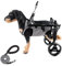 Verstellbarer Trolley für behinderte Hunde mit leisen Rädern, atmungsaktives Geschirr und leichtes Design aus Aluminiumlegierung – exklusiv für Hunde entworfen