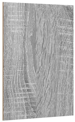 vidaXL Decor Panels 150 pcs Grey Sonoma 21 x 30 x 0.27 cm, Craft Room, Modern Decorative Panels, Creative Art Decor, Engineered Wood for Indoor Home Decoration