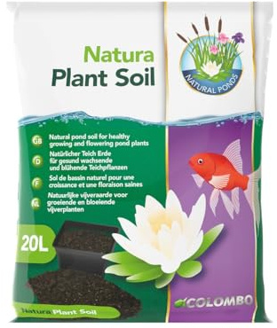 NATURA TERRICCIO VEGETALE 20 L - terriccio naturale per la crescita e fioritura delle piante da laghetto
