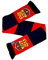 FCB FC Barcelona Offizielles Fußballwappen-Bar-Schal, Rot/Marineblau, Einheitsgröße