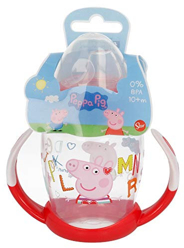 Peppa Pig st-89026 Tasse Training 270 ml mit Silikon Mundstück Letters '