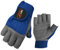 Met-X Sailing Gloves 3/4 Finger, Enforced Padded Palm, Kayak Rowing Fishing Water Sports Accessories, Diving Fingerless Work Training Lifting Gloves for Men & Women Size up to XXL (Blue, Small)