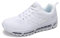 Homme Femme Air Baskets Chaussures Gym Fitness Sport Sneakers Style Running Multicolore Respirante 1643 White 42
