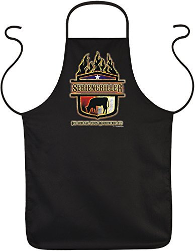 trag-das lustige Grillschürze - Seriengriller - Geschenk Grill Spaß Schürze Kochschürze Latzschürze Partyschürze Küche