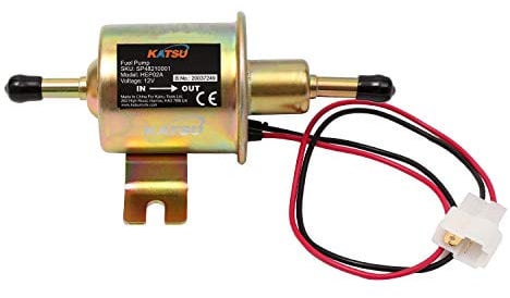 Pompa carburante elettrica KATSU 12V Pompa carburante in linea universale a bassa pressione