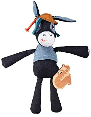 Lilliputiens 83228 Musik Stofftier Kuscheltier Spieluhr Ignace Esel 30 cm