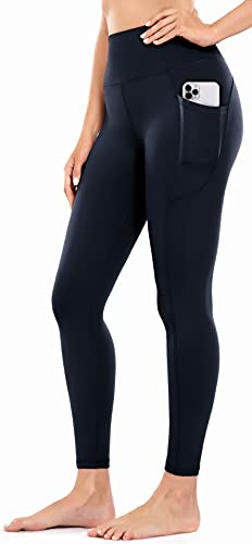 OVRUNS Women's High Waist Yoga Pants - Black, Large, 30 Inseam