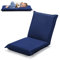 RELAX4LIFE Bodenstuhl klappbar, Bodensessel mit Liegefunktion, Lehnstuhl mit 6 Einstellbarer Rückenlehne, Bodensitz zum Fernsehen Lesen Spielen, Meditationsstuhl Lazy Sofa gepolstert (dunkelblau)