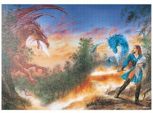 MyPuzzle Attack - Luis Royo - Fantasies - Premium 1000 Teile Puzzle - MyPuzzle Sonderkollektion von Heye Puzzle