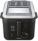 BRANDT FRI25X2 - Friteuse -Dimensions 237X322X342mm- Jusqu'à 1kg de frites - Minuteur 30 min - Filtre anti-odeur - Thermostat réglable de 130° à 190° - 2,5L - 1600W - Acier inoxydable