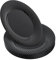 STACKABLES ~ Pack of 20 Hard Lightweight Plastic Plates ~ 9 Black Plate with Seashell Rim ~ Round Dinner Plates Set ~ Multi Use Elegant Party Dinnerware Plates