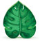 Genuine Fred, Zimmerpflanze, Monstera-Blatt-Küchenschwamm, Mehrfarbig