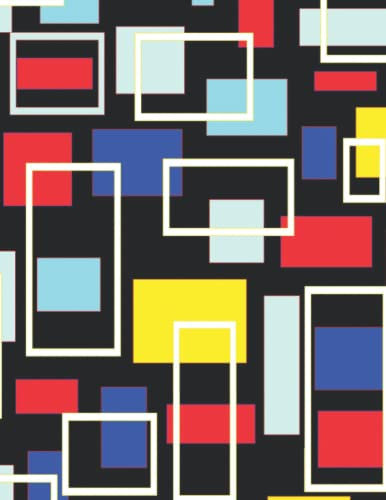 Bauhaus Notebook: Large size, 8.5 x 11 inches, 120 lined pages
