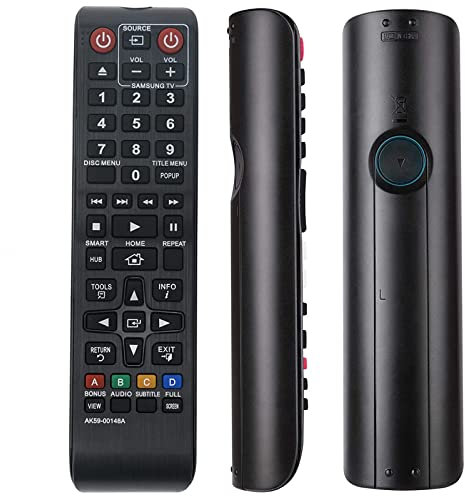 VINABTY AK59-00148A Replacement Remote Control fit for Samsung Blu-ray Disc Player BD-E5500 BD-ES6000 BD-E6100 BD-ES6000E BD-ES7000 BDE5500 DE6100 BDES6000 BDP1500 BDP1580 BDP1600A