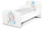 Leomark Funktionsbett aus Holz - Baby Elephant - Kinderbett mit Matratze, Holzbett mit Seitenschutz Lattenrost, Komplett Set für Kinderzimmer, Liegefläche 70/140 cm, UV-Druck