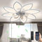 Ventilatore Da Soffitto A LED Con Illuminazione, Lampada A Sospensione Dimmerabile 66W, Silenzioso Con Luce, Per Soggiorno, Camera Da Letto