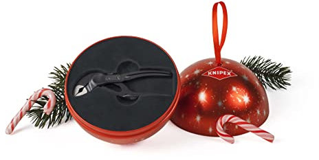 Original Gift idea: KNIPEX Cobra® XS mini Water Pump Pliers in a Festive Christmas Bauble (87 00 100 Xmas)