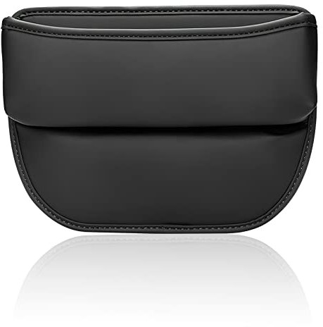 DAWRIS Autositz Aufbewahrungsbox, Autositz Organizer Storage Box Autositz Gap Aufbewahrungsbox Autositz Konsole Organizer PU-Leder Autositzlücken Organizer von Telefon, Sonnenbrille, Münze