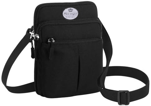 HUA ANGEL Sac Banane Chic de Voyage Ceinture pour Téléphone Unisexe Léger Multicolore Mini Bandoulière avec Sangle Interchangeable pour Homme Femme Jogging Vélo Sport