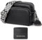 Damen Handy Umhängetasche Echtes Leder Crossbody Bag Damen Handytasche zum Umhängen, Umhängetasche Damen Klein Moderne Taschen mit Breitem Schultergurt Kreditkartenpaket u 3 fächern