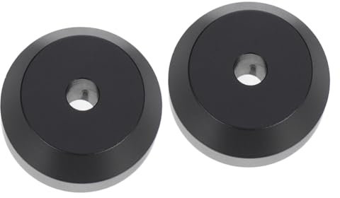 OSALADI 2pcs 45 Vinyl Records Player Adapter Turntable Adapter for 7 Inch Records Enhance Sound Clarity Sturdy and Durable for Professional Use
