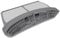 SPARES2GO Fluff Filter Lint Screen compatible with Beko Tumble Dryer (Grey)
