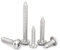 Leliafleury 100Pcs Self Tapping Screws M3 x 30mm Stainless Steel Round Head Wood Screws for Plastic Wood Drywall Furniture