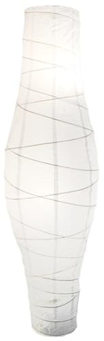 Abat-lempe à Lampe, Teintes de Lampe pour lampadaire 47 Pouces de Long sur Papier Lampe à Lampe de lampadaire Remplacement de Riz en Papier Couvercle de lampadaire pour Le Salon